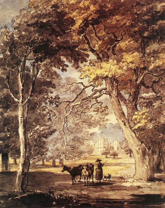 SANDBY, Paul Cow-Girl in the Windsor Great Park af oil painting picture